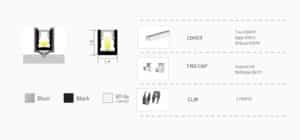 Slim LED Profile - Aluminium Extrusions - LP0507