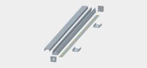 Slim LED Profile - Aluminium Extrusions - LP0807