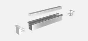 Slim LED Profile - Aluminium Extrusions - LP0907