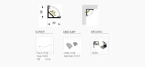 Slim LED Profile - Aluminium Extrusions - LP1010C