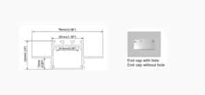 LED Aluminium Profile - Drywall LED Profile - ALP092 Dia