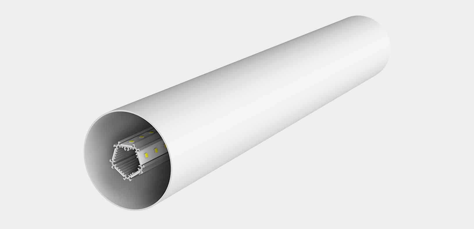 LED Aluminium Profile - Tubular LED Profiles - LO7676